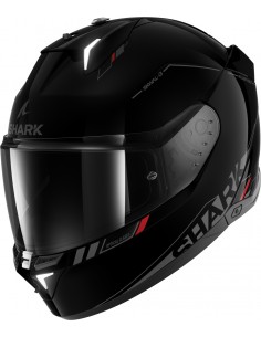 Casco Shark Skwal i3 Blank SP | Negro-antracita-rojo