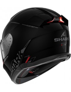 Casco Shark Skwal i3 Blank SP | Negro-antracita-rojo 2