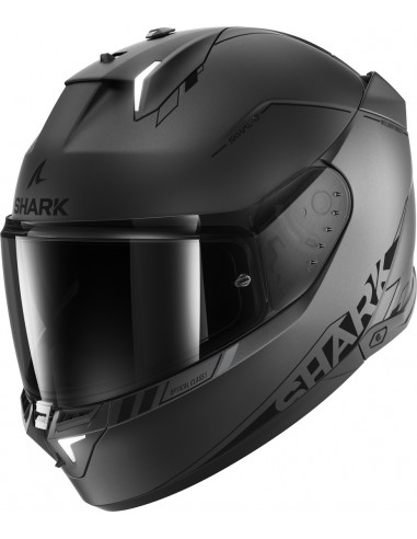 Casco Shark Skwal i3 Blank SP Mate | Antacita-negro-plata