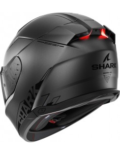 Casco Shark Skwal i3 Blank SP Mate | Antacita-negro-plata 2