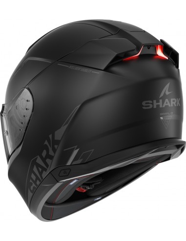 Casco Shark Skwal i3 Blank SP Mate | Negro-antracita-negro