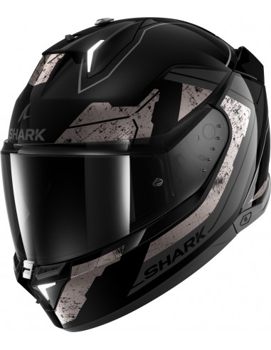 Casco Shark Skwal i3 Rhad | Azul-cromado-plata