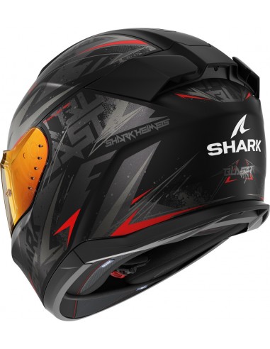 Casco Shark D-Skwal 3 Blast-R Mate | Negro-antracita-rojo