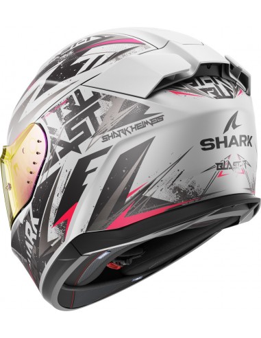 Casco Shark D-Skwal 3 Blast-R Mate Mujer | Plata-violeta-negro