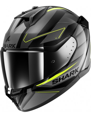 Casco Shark D-Skwal 3 Sizler | Negro-antracita-amarillo