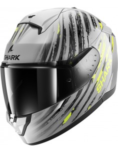 Casco Shark Ridill 2 Assya | Silver Anthracite Yellow