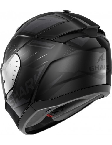 Casco Shark Ridill 2 Bersek | Negro y antracita