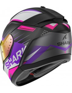 Casco Shark Ridill 2 Bersek Mate Mujer | Black Violet Violet 2