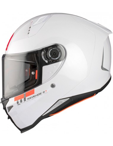Casco MT Revenge 2 S Solido A0 | Blanco