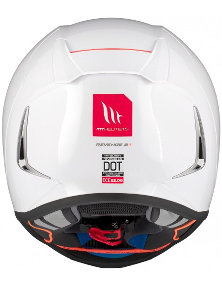 Casco MT Revenge 2 S Solido A0 | Blanco