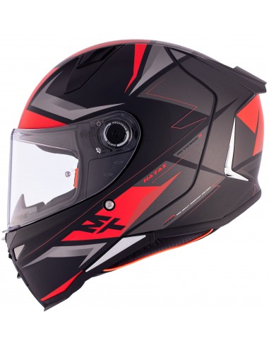 Casco MT Revenge 2 S Hatax B2 | Negro y gris
