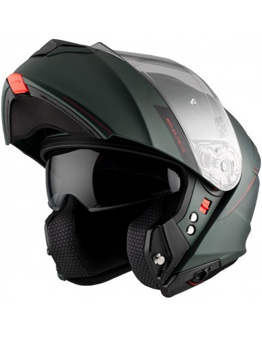 Casco MT Genesis SV Solido A6 | Mate-Verde