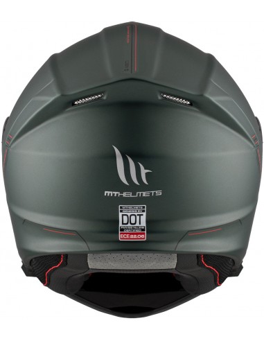 Casco MT Genesis SV Solido A6 | Mate-Verde