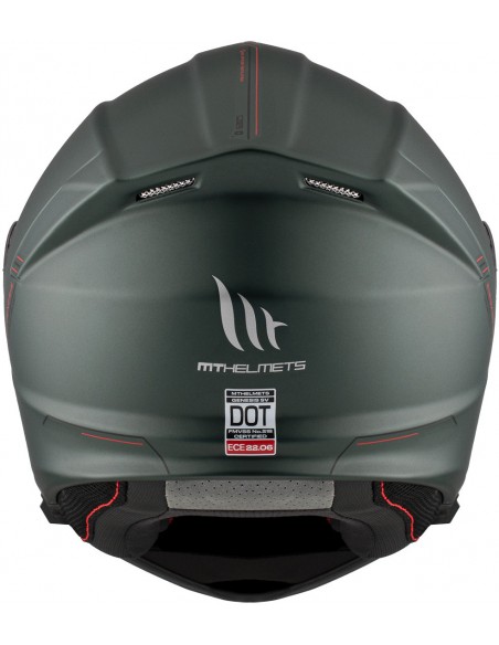 Casco MT Genesis SV Solido A6 | Mate-Verde