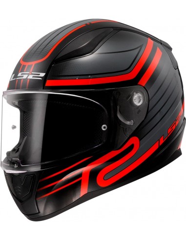 Casco LS2 FF353 Rapid II Circuit | Negro y rojo