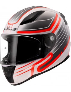 Casco LS2 FF353 Rapid II Circuit | Blanco y rojo