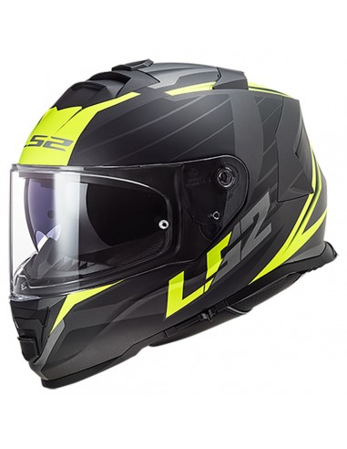 Casco LS2 FF800 Storm II Nerve | Mate-Negro y amarillo fluor