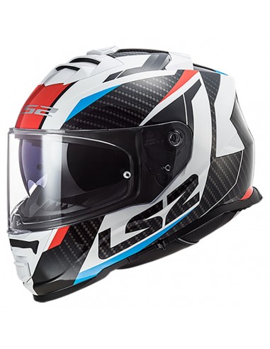 Casco LS2 FF800 Storm II Racer | Mate-Titanio y naranja