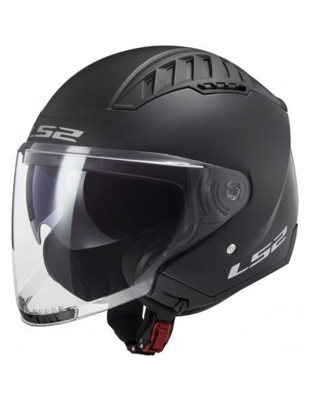 Casco LS2 OF600 Copter II Sólido | Mate-Negro
