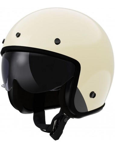 Casco LS2 OF601 Bob II Sólido | Crema