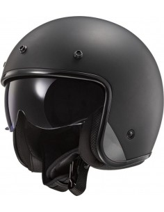 Casco LS2 OF601 Bob II Sólido | Mate-Negro