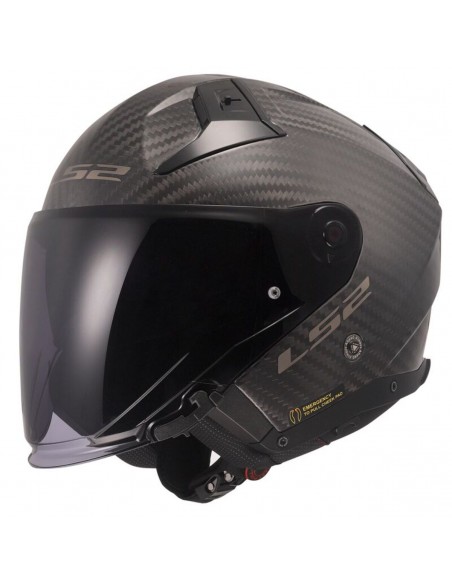 Casco LS2 OF603 Infinity II C Sólido | Carbono mate