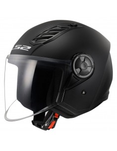 Casco LS2 OF616 Airflow II Sólido | Mate-Negro