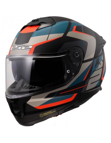 Casco LS2 FF808 Stream II Road | Mate-Negro y azul