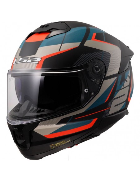 Casco LS2 FF808 Stream II Road | Mate-Negro y azul