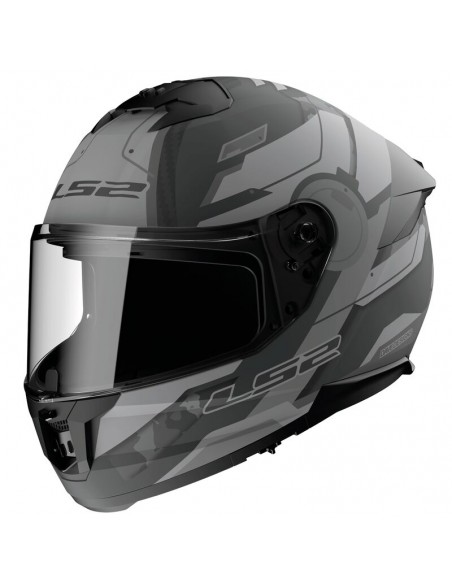 Casco LS2 FF808 Stream II Shadow | Mate-Titanio y gris