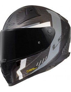Casco LS2 FF811 Vector II C Grid | Mate-Negro y gris
