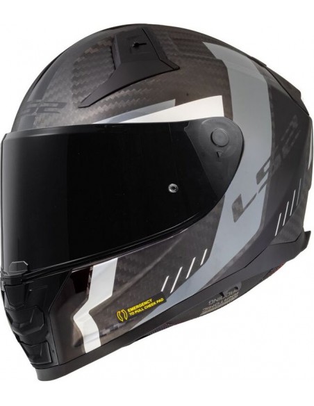 Casco LS2 FF811 Vector II C Grid | Mate-Negro y gris