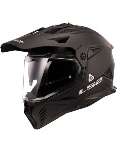 Casco LS2 MX702 Pioneer II Sólido | Mate-Negro