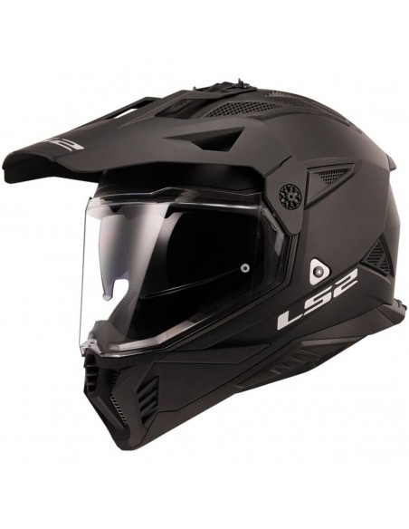Casco LS2 MX702 Pioneer II Sólido | Mate-Negro