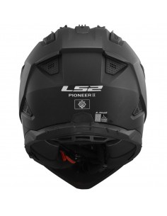 Casco LS2 MX702 Pioneer II Sólido | Mate-Negro 2