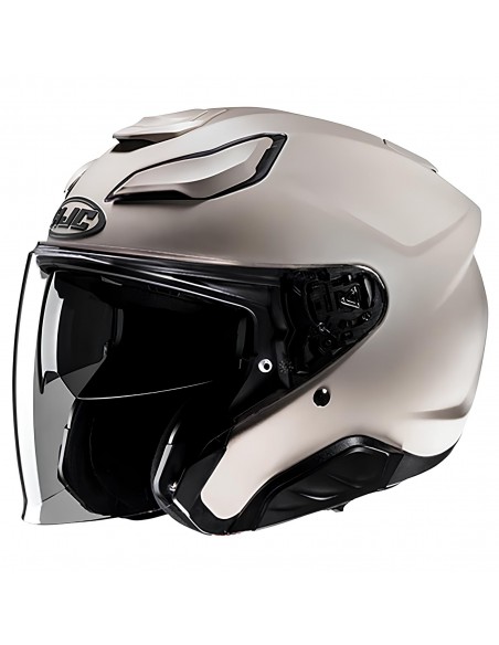 Casco HJC F31 Sólido | Semi-mate beige arena