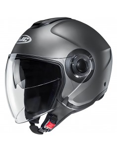 Casco HJC i40N Sólido | Semi-mate titanio
