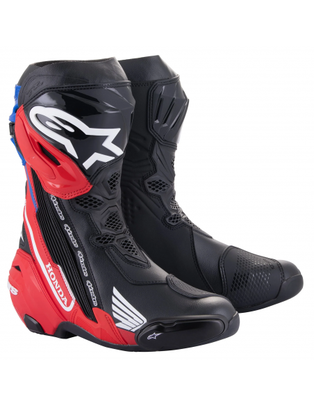 Botas Alpinestars Honda Supertech R | Negro-rojo-azul