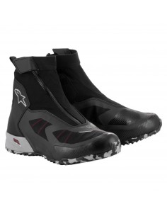 Zapatillas Alpinestars CR-8 Gore-Tex | Negro-gris-rojo