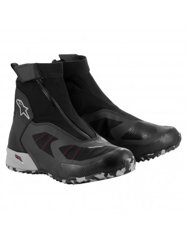 Zapatillas Alpinestars CR-8 Gore-Tex | Negro-gris-rojo