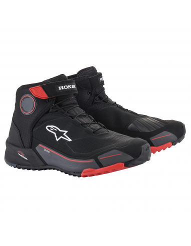 Zapatillas Alpinestars Honda CR-X Drystar | Negro-rojo-gris