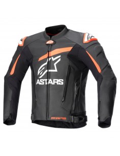 Chaqueta Alpinestars GP Plus V4 | Negro-rojo fluor-blanco