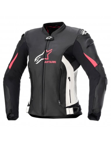 Chaqueta Alpinestars Stella GP Plus V4 | Negro-blanco-rosa