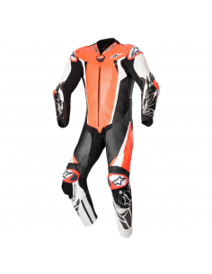 Mono Alpinestars Profesional Racing Absolute V2 | Rojo fluor-blanco-negro