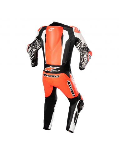 Mono Alpinestars Profesional Racing Absolute V2 | Rojo fluor-blanco-negro
