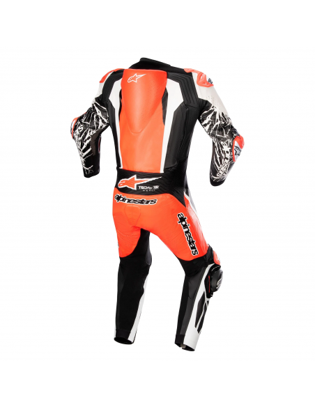 Mono Alpinestars Profesional Racing Absolute V2 | Rojo fluor-blanco-negro