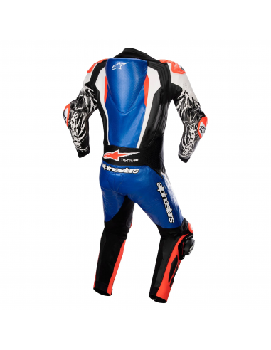 Mono Alpinestars Profesional Racing Absolute V2 | Azul-negro-blanco-rojo fluor