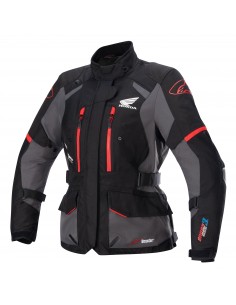 Chaqueta Alpinestars Honda Stella Andes V3 Drystar | Negro-gris-rojo