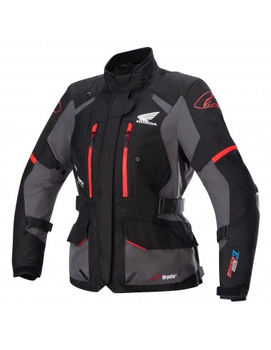 Chaqueta Alpinestars Honda Stella Andes V3 Drystar | Negro-gris-rojo