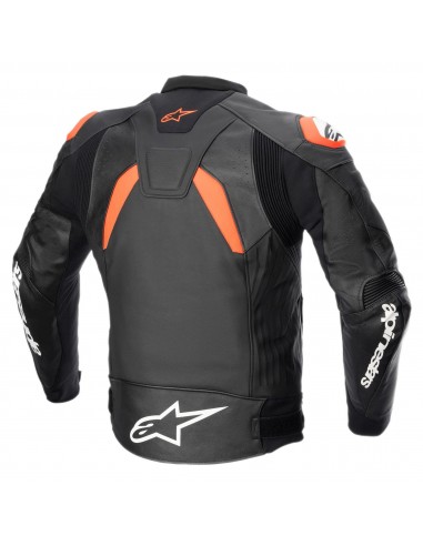 Chaqueta Alpinestars GP Plus V4 | Negro-rojo fluor-blanco